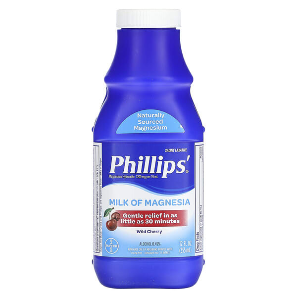 php39324_v_10.jpg Магнезия, дикая вишня, 355 мл (12 жидк. унц.) — Phillip's