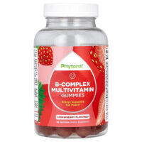 комплекс витаминов группы B, со вкусом клубники, 60 жевательных таблеток — Phytoral