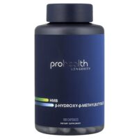 HMB B-гидрокси-B-метилбутират, 180 капсул — ProHealth Longevity
