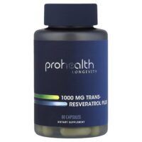 транс-ресвератрол плюс, 60 капсул — ProHealth Longevity