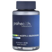S-ацетил-L-глутатион, 300 мг, 60 капсул — ProHealth Longevity