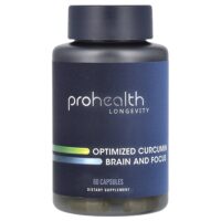 Optimized Curcumin, Brain and Focus, 60 капсул — ProHealth Longevity