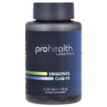 Убихинол коэнзим Q-10, 100 мг, 60 мягких таблеток — ProHealth Longevity