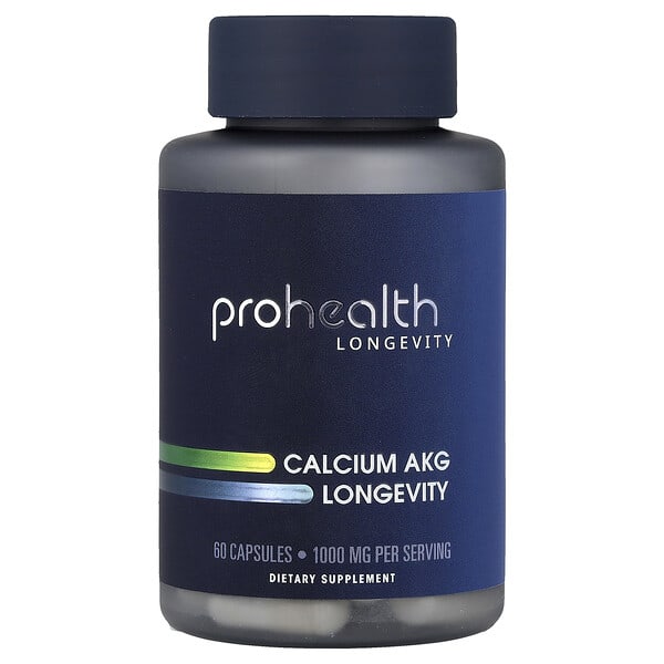 phv41099_v_40.jpg Calcium AKG Longevity, 60 капсул (500 мг на капсулу) — ProHealth Longevity