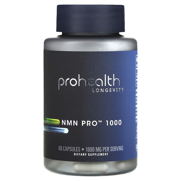 phv77904_v_40.jpg Uthever, NMN Pro 1000, 1000 мг, 60 капсул (500 мг в 1 капсуле) — ProHealth Longevity
