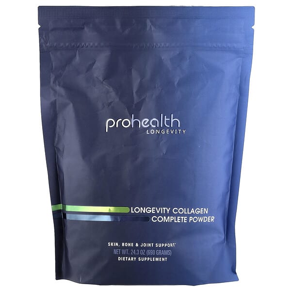 phv77939_v_22.jpg Longevity Collagen, комплекс в порошке, без добавок, 690 г (24,3 унции) — ProHealth Longevity