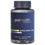 Альфа-липоевая кислота, 60 капсул (500 мг на капсулу) — ProHealth Longevity