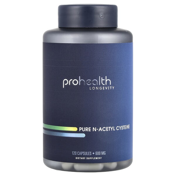 phv77984_v_8.jpg чистый N-ацетилцистеин, 600 мг, 120 капсул — ProHealth Longevity
