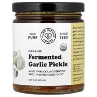 Органический ферментированный чеснок, 255 г (9 унций) — Pure Indian Foods