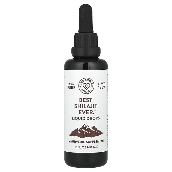pif48550_v_8.jpg Best Shilajit Ever™, жидкие капли, 60 мл (2 жидк. унц.) — Pure Indian Foods