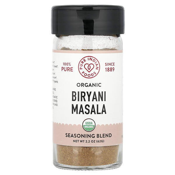 pif48574_v_8.jpg Органическая бириани масала, 62 г (2,2 унции) — Pure Indian Foods