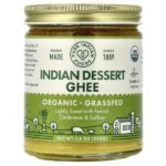 Органическое индийское десертное топленое масло, 220 г (7,8 унции) — Pure Indian Foods