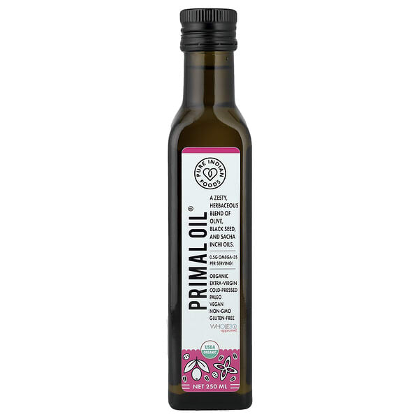 pif50704_v_40.jpg органическое масло холодного отжима Extra-Virgin Primal®, 250 мл — Pure Indian Foods