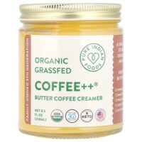Coffee ++®, органические сливки для кофе с травяным маслом, 250 мл (8,5 жидк. унц.) — Pure Indian Foods