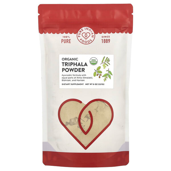 pif50728_v_10.jpg Органический порошок из трифалы, 227 г (8 унций) — Pure Indian Foods