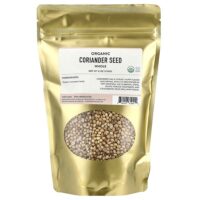 органические семена кориандра, цельные, 226 г (8 унций) — Pure Indian Foods