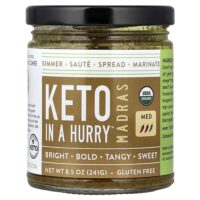 Madras Keto in a Hurry™, средний вкус, 241 г (8,5 унции) — Pure Indian Foods