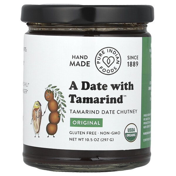 pif61980_v_52.jpg Финик с тамариндом, оригинальный, 297 г (10,5 унции) — Pure Indian Foods