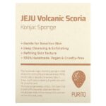 Jeju Volcanic Scoria, губка из конжака, 1 губка — Purito
