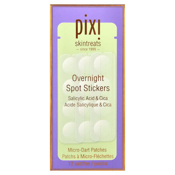 pix82411_v_18.jpg ночные стикеры для точечного применения, 12 патчей — Pixi Beauty