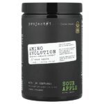 Amino Evolution, аминокислота с кислым яблоком, 429 г (15,13 унции) — Project 1 Nutrition