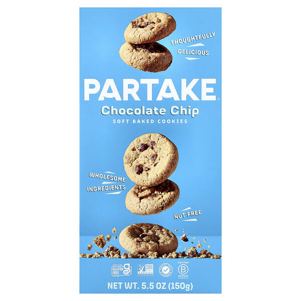 pke00733_v_70.jpg мягкое печенье, с шоколадной крошкой, 150 г (5,5 унции) — Partake