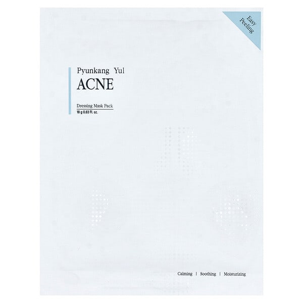 pky68067_v_10.jpg ACNE, Dressing Beauty Mask Pack, 1 маска, 18 г (0,63 жидк. Унции) — Pyunkang Yul