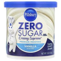 Без сахара, глазурь премиального качества, ваниль, 425 г (15 унций) — Pillsbury
