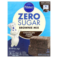 Zero Sugar, смесь для брауни, шоколадная помадка, 350 г (12,35 унции) — Pillsbury