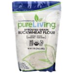 органическая гречневая мука из пророщенных злаков, 680 г (24 унции) — Pure Living