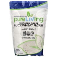 органическая гречневая мука из пророщенных злаков, 680 г (24 унции) — Pure Living