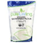 органическая мука из пророщенного нута, 680 г (24 унции) — Pure Living