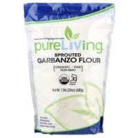 органическая мука из пророщенного нута, 680 г (24 унции) — Pure Living