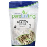 органические пророщенные кешью, 170 г (6 унций) — Pure Living
