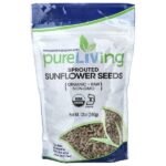 органические пророщенные семена подсолнечника, 340 г (12 унций) — Pure Living