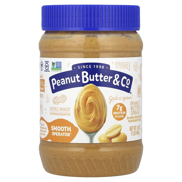 pnb00001_v_54.jpg Smooth Operator, арахисовая паста, 454 г (16 унций) — Peanut Butter & Co.
