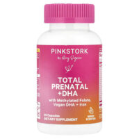 Total Prenatal + DHA, ягодный, 60 капсул — Pink Stork