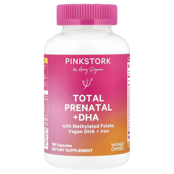 pnk01808_v_8.jpg Total Prenatal + DHA, 180 капсул — Pink Stork
