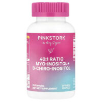 Мио-инозитол + D-хиро-инозитол в соотношении 40: 1, 90 капсул — Pink Stork