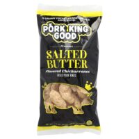 Чичаррон со вкусом, соленое масло, 1,75 унции (49,5 г) — Pork King Good