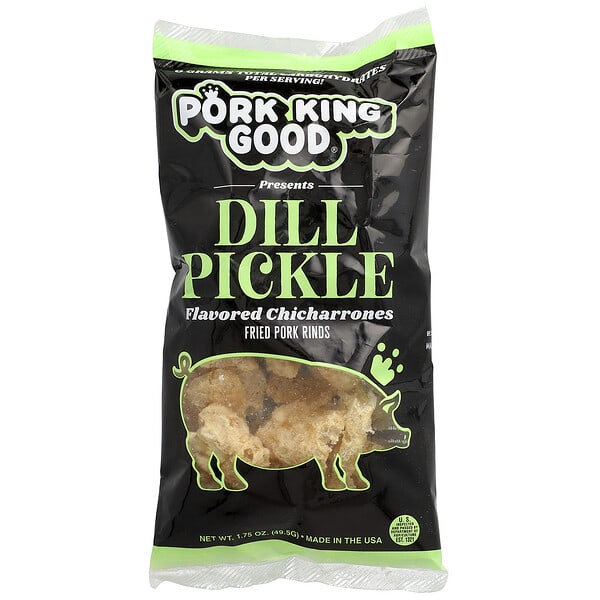 pok53818_v_6.jpg Chicharrones со вкусом укропа, 49,5 г (1,75 унции) — Pork King Good