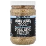Крошки из свиной шкуры, со вкусом ранчо, 340 г (12 унций) — Pork King Good
