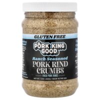 Крошки из свиной шкуры, со вкусом ранчо, 340 г (12 унций) — Pork King Good