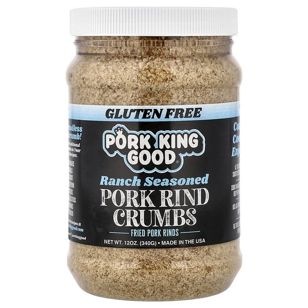 pok53857_v_24.jpg Крошки из свиной шкуры, со вкусом ранчо, 340 г (12 унций) — Pork King Good