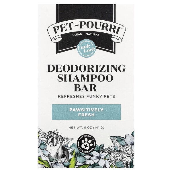 poo02791_v_20.jpg Pet-Pourri™, дезодорирующий шампунь, свежесть, 5 унций (141 г) — Poo-Pourri