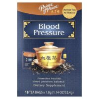 Herbal Tea, кровяное давление, 18 чайных пакетиков, 32,4 г (1,14 унции) — Prince of Peace