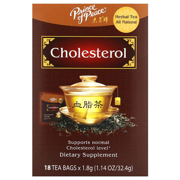 pop03054_v_9.jpg Herbal Tea, холестерин, 18 чайных пакетиков, 32,4 г (1,14 унции) — Prince of Peace