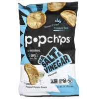 Original, морская соль и уксус, 142 г (5 унций) — Popchips