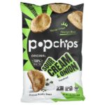 Картофельный чипсы, сметана и лук, 5 унций (142 г) — Popchips