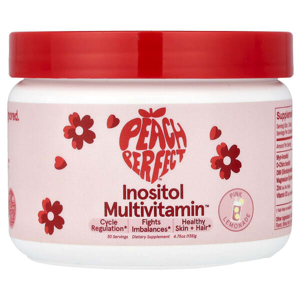 ppe17414_v_8.jpg Inositol Multivitamin™, со вкусом розового лимонада, 135 г (4,75 унции) — Peach Perfect